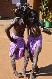 Traditional dancers from one of the schools.