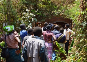 Kusala teaching about Permaculture guilds and composting toilets!