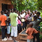 Students of Chikhawo Village learning about Solar Drying.